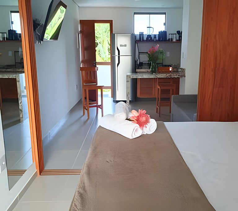 Studio Manga Rosa - 5min Praias Urbanas e Pituba