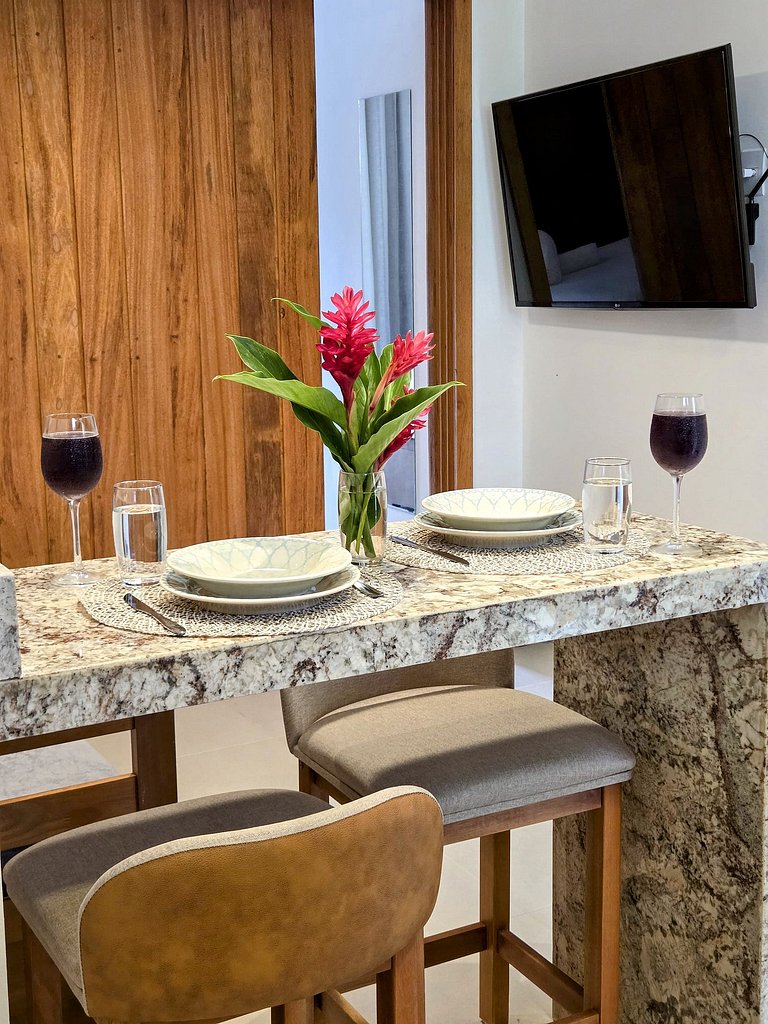 Studio Pontal: acesso às praias e ao centrinho