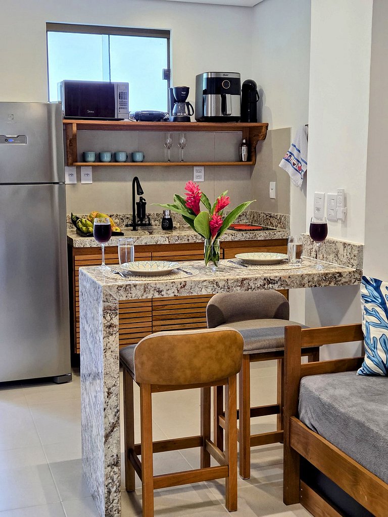 Studio Pontal: acesso às praias e ao centrinho