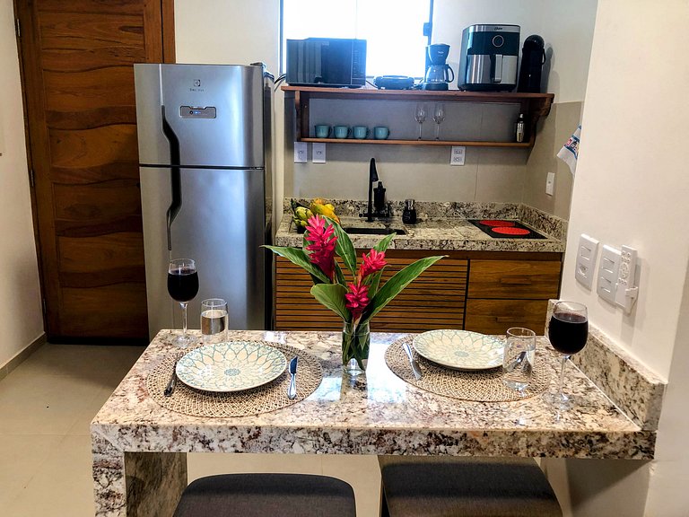 Studio Pontal: acesso às praias e ao centrinho