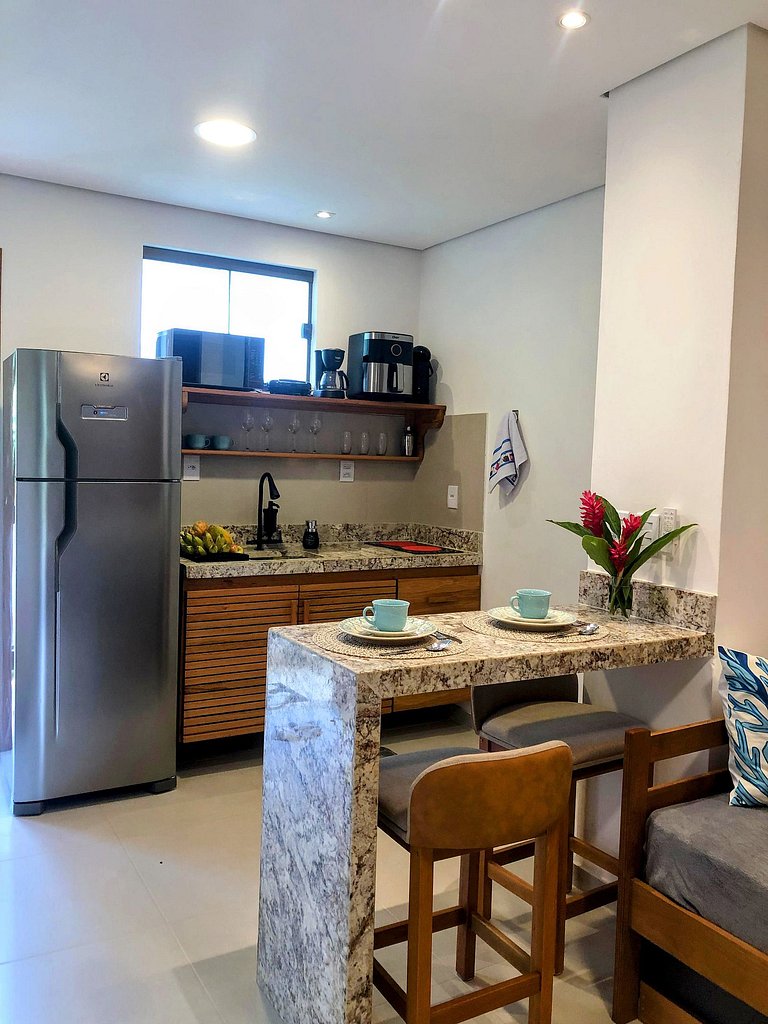Studio Pontal: acesso às praias e ao centrinho