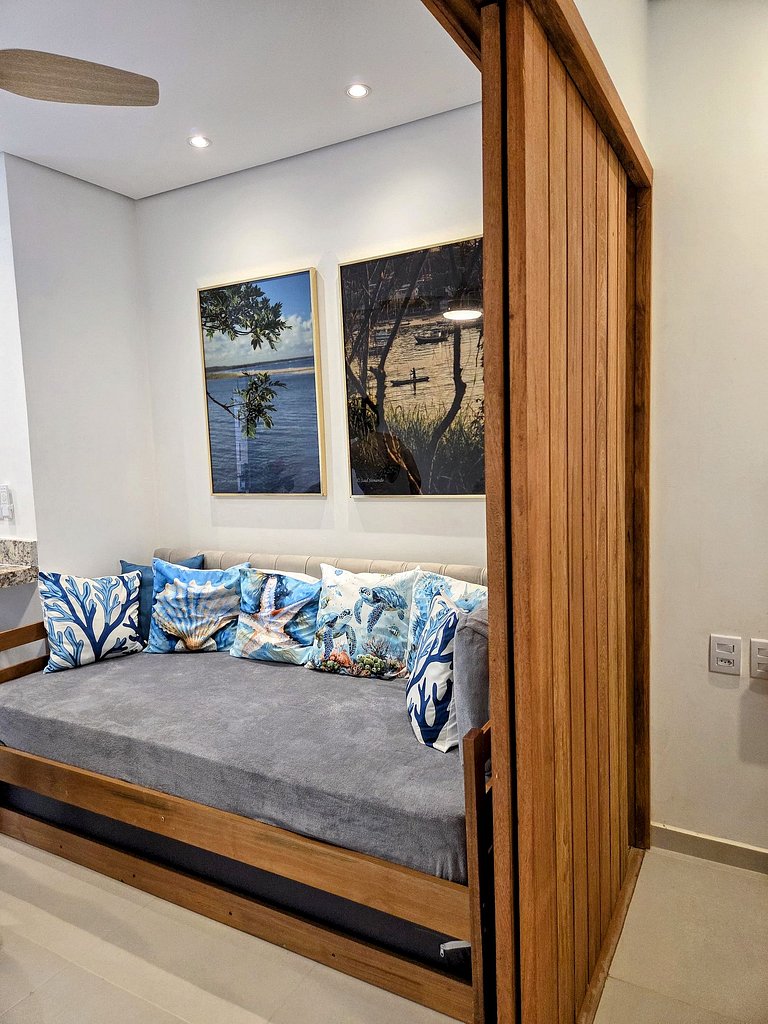 Studio Pontal: acesso às praias e ao centrinho