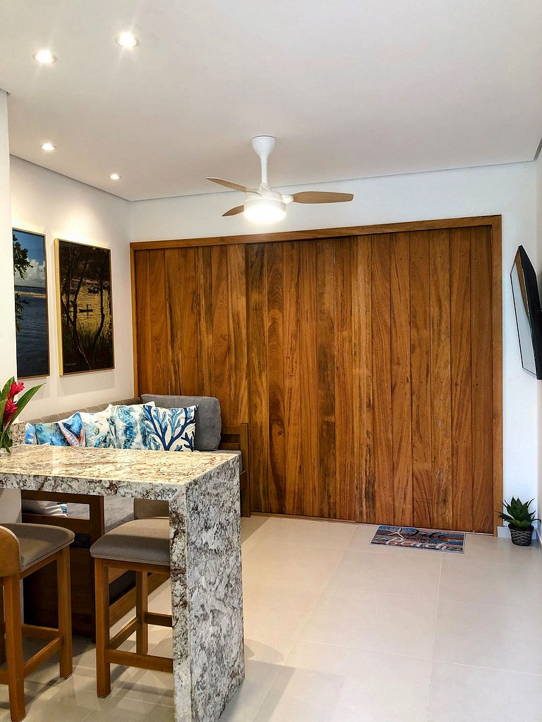 Studio Pontal: acesso às praias e ao centrinho