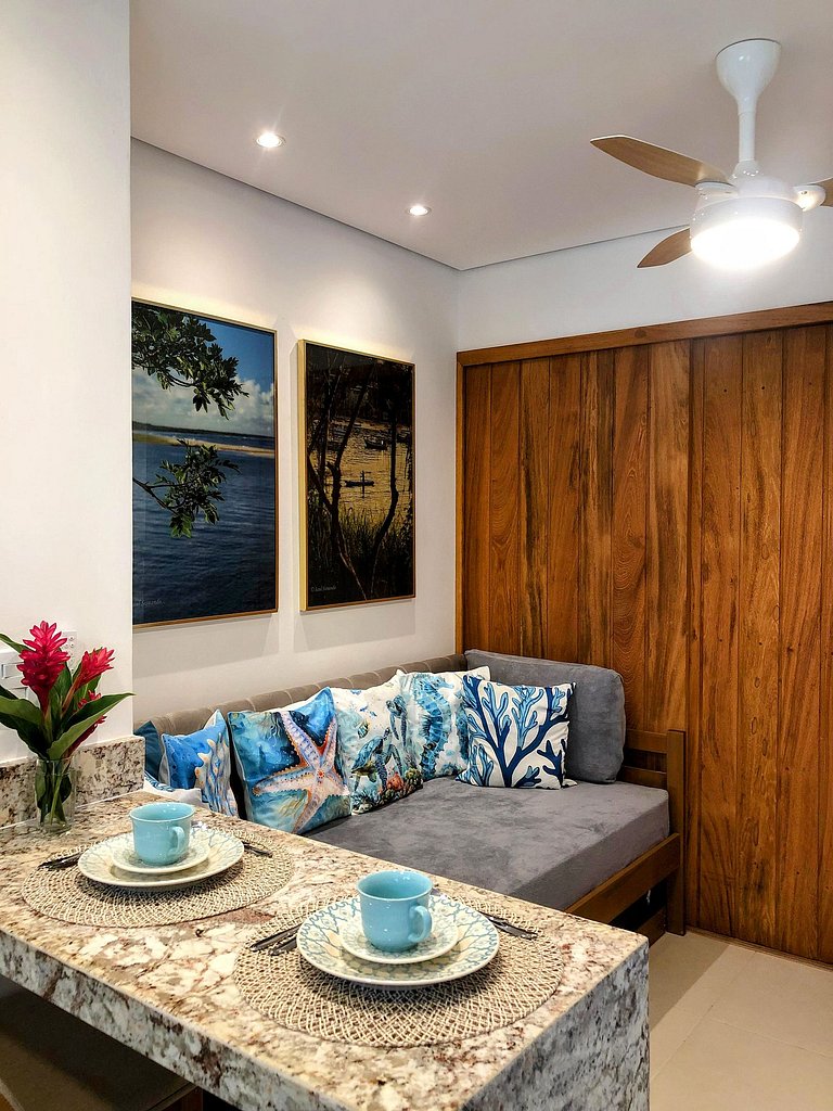 Studio Pontal: acesso às praias e ao centrinho