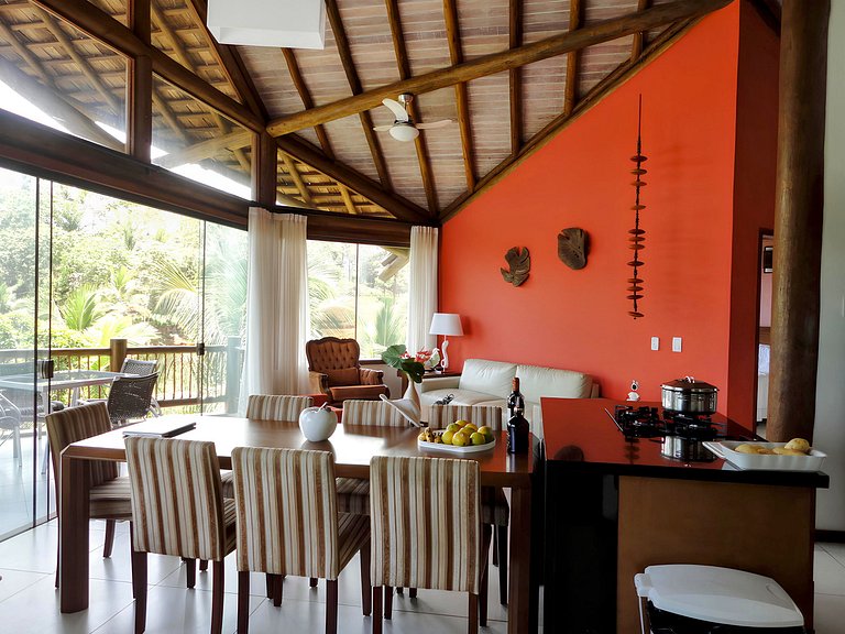 Itacaré Paradise: casa c/4 suítes, piscina e praia