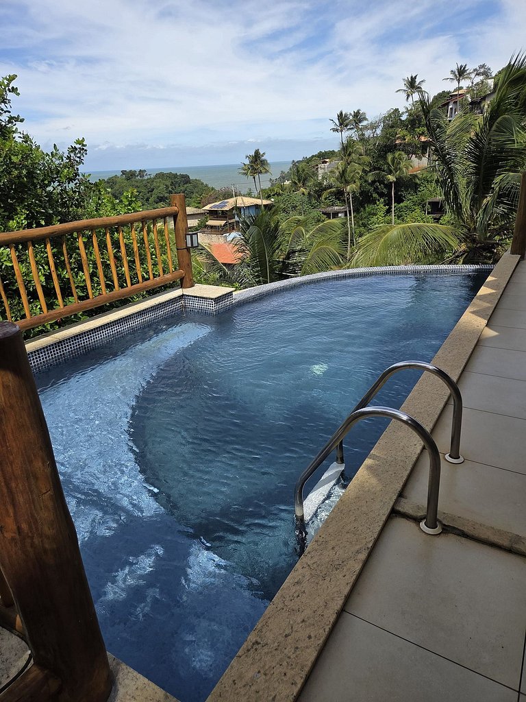 Itacaré Paradise: casa c/4 suítes, piscina e praia