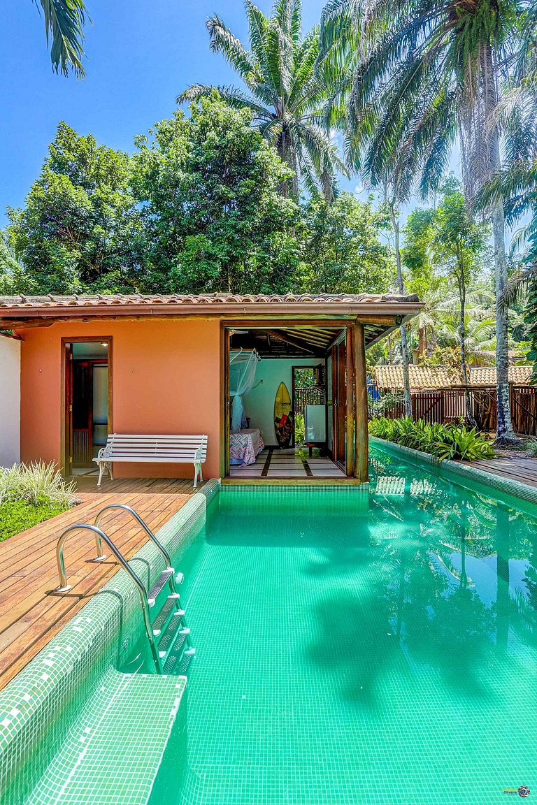 Casa Clareia: Piscina e próximo da Praia da Concha