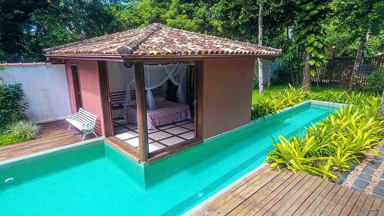 Casa Clareia, para 12 pessoas c/ piscina e próximo da praia