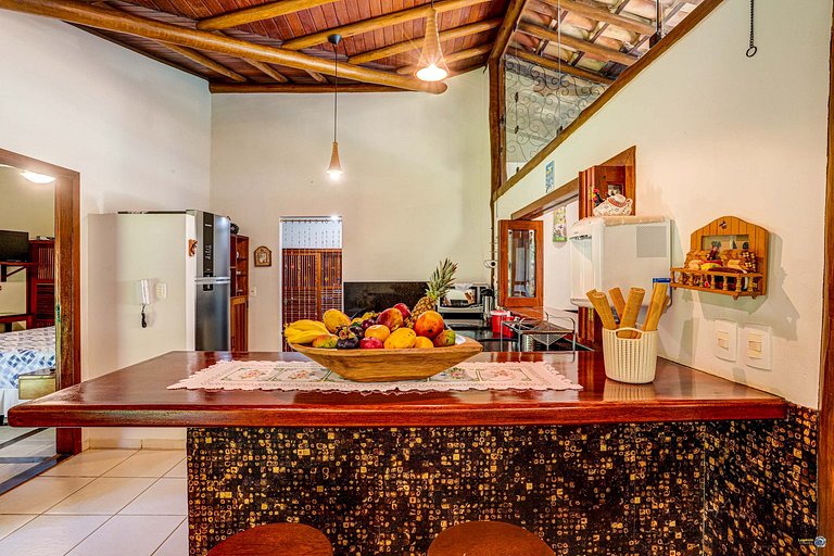 Casa Clareia, para 12 pessoas c/ piscina e próximo da praia