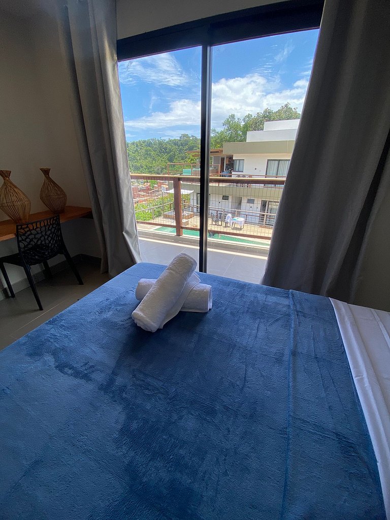 Visgo: Apê Superior Moderno Vista Piscina no Centro