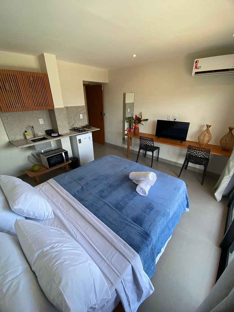 Visgo: Apê Superior Moderno Vista Piscina no Centro