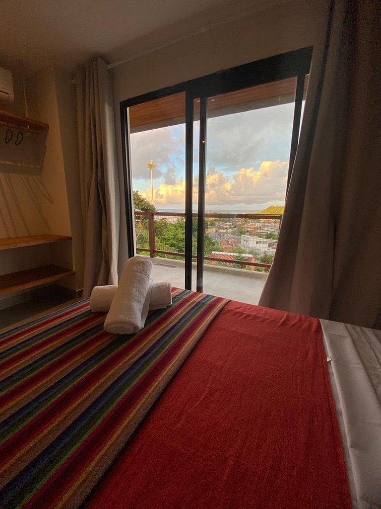 Visgo: Studio Superior com Vista Incrível do Mar