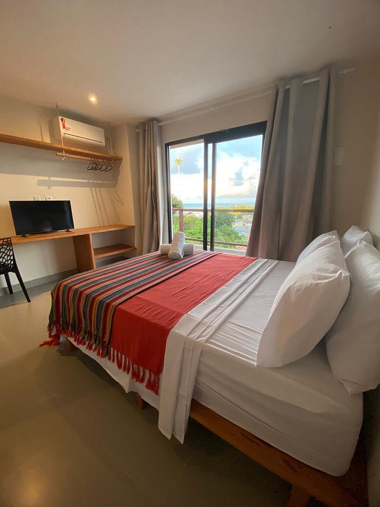 Visgo: Studio Superior com Vista Incrível do Mar