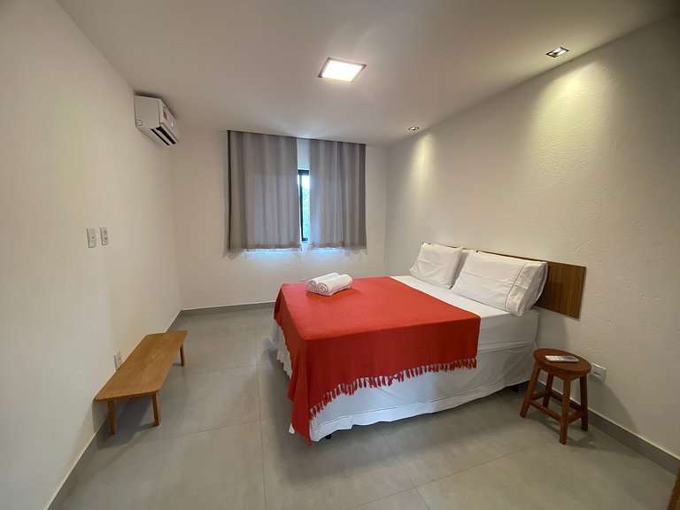 Visgo: Apartamento com dormitório, sala e piscina