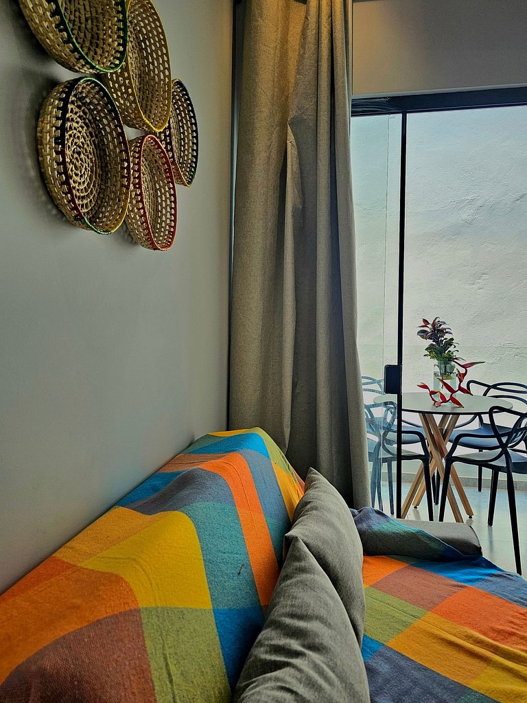 Refúgio Moderno c/ Varanda prox da Praia da Concha