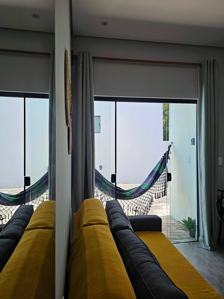 Apto Moderno: Ar, Cozinha e Praia da Concha