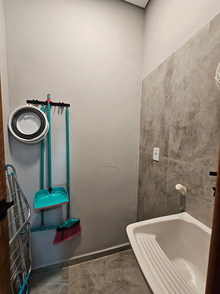 Apê Piso Superior na Concha | Ar, Wi-Fi e Cozinha