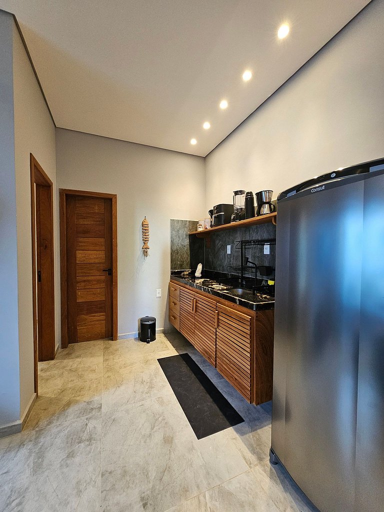 Apê Piso Superior na Concha | Ar, Wi-Fi e Cozinha