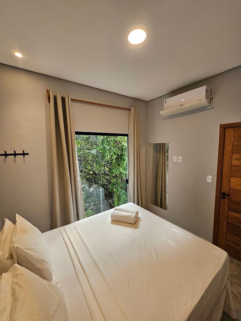 Apê Piso Superior na Concha | Ar, Wi-Fi e Cozinha