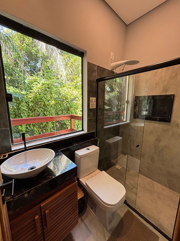 Apê Piso Superior na Concha | Ar, Wi-Fi e Cozinha