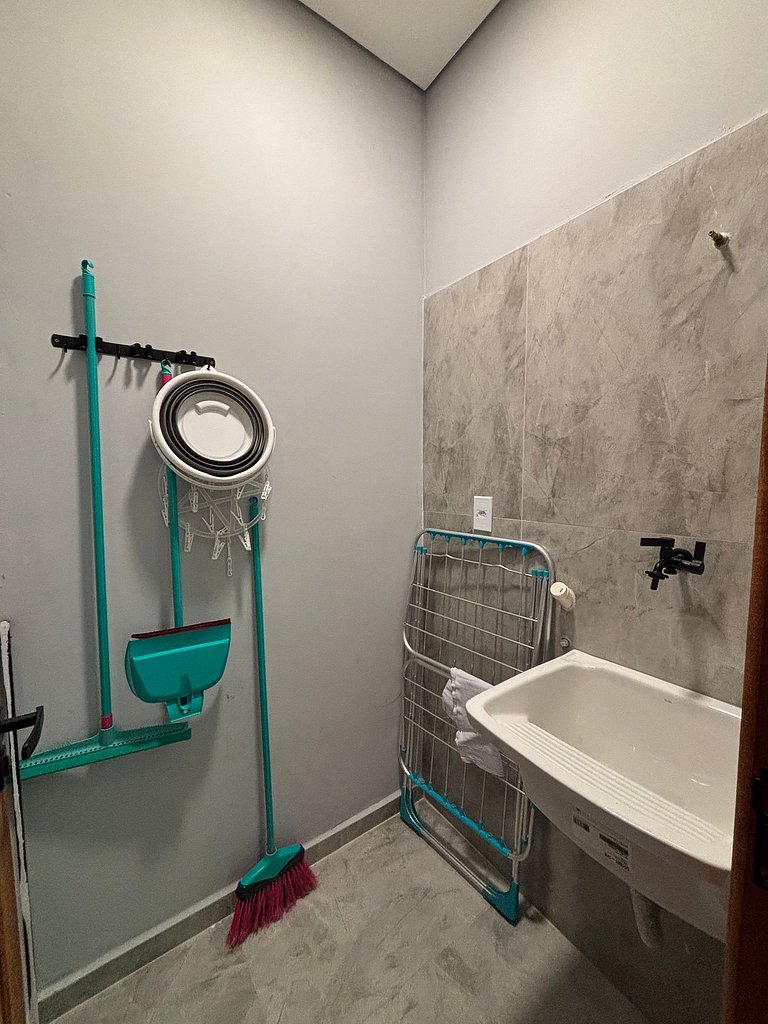 Apê Piso Superior na Concha | Ar, Wi-Fi e Cozinha