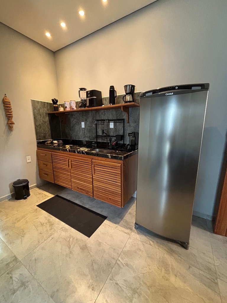 Apê Piso Superior na Concha | Ar, Wi-Fi e Cozinha