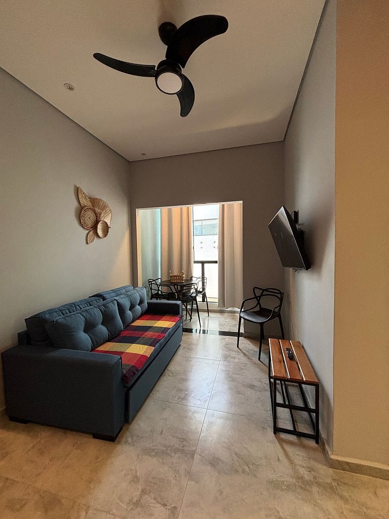 Apê Piso Superior na Concha | Ar, Wi-Fi e Cozinha