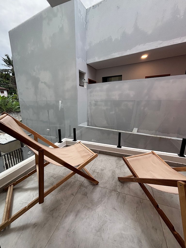 Apto com varanda na melhor localização de Itacaré